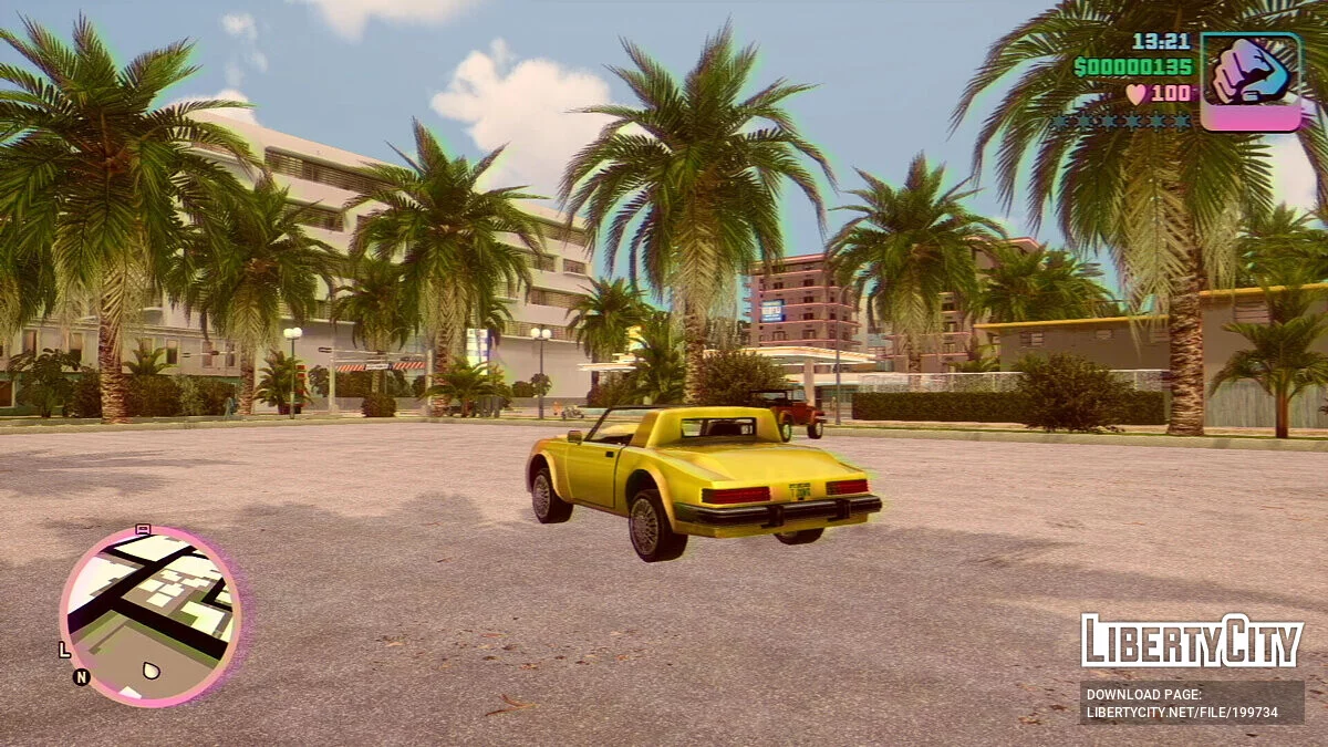 Preset Grafis Gaya PS2 / GTA Vice City: The Definitive Edition