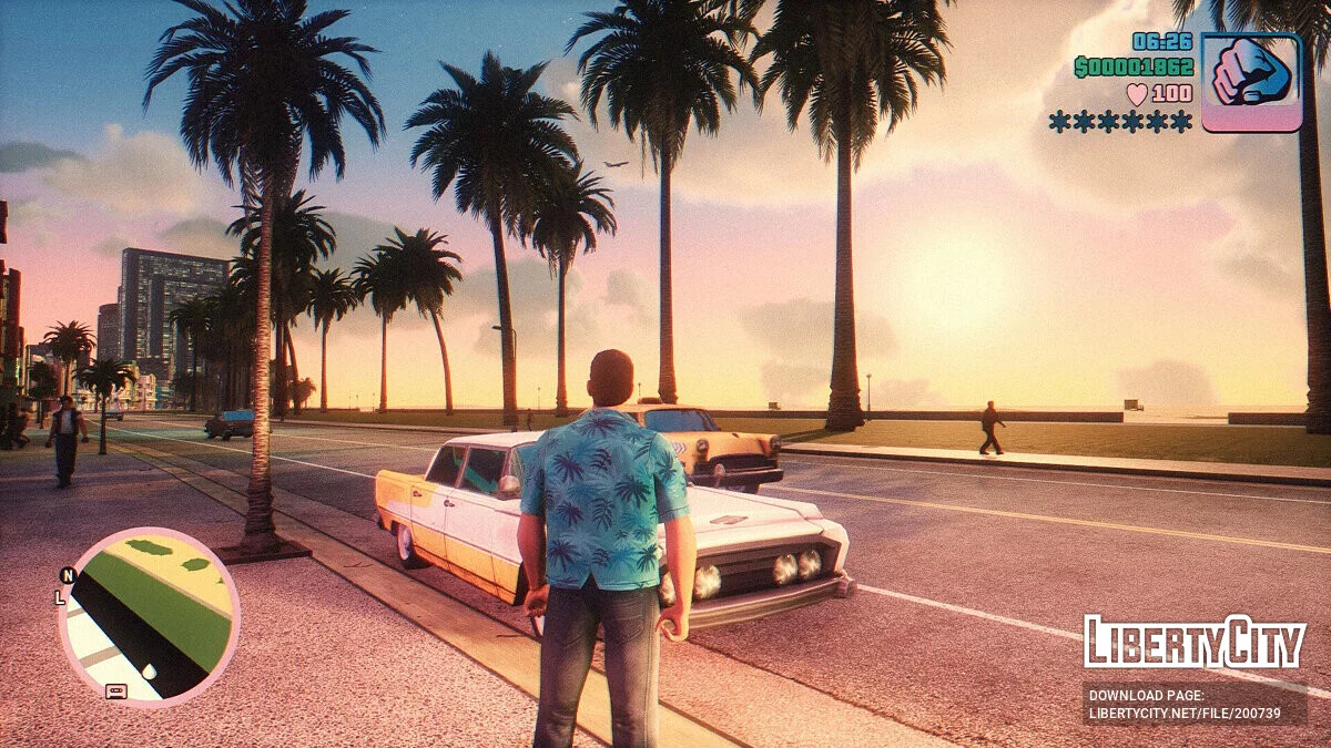 Efek Visual Gaya 80-an / GTA Vice City: The Definitive Edition