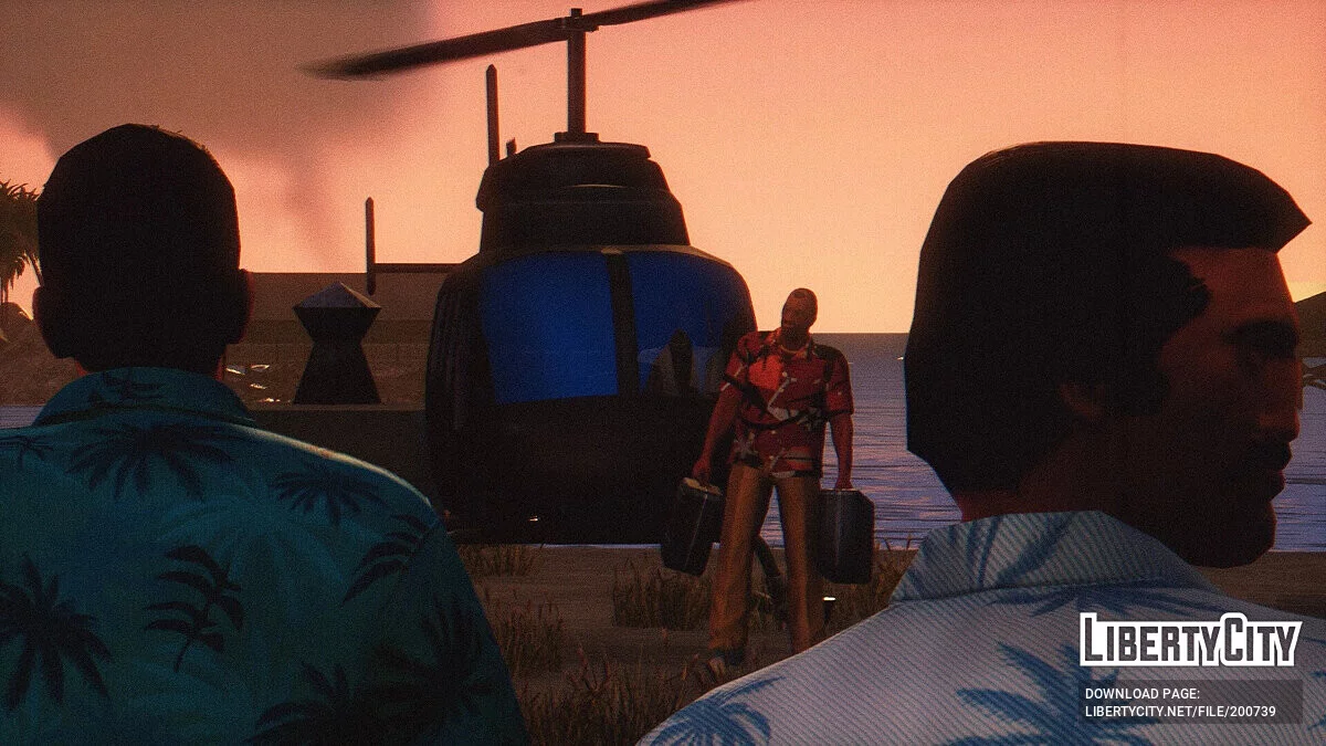Efek Visual Gaya 80-an / GTA Vice City: The Definitive Edition