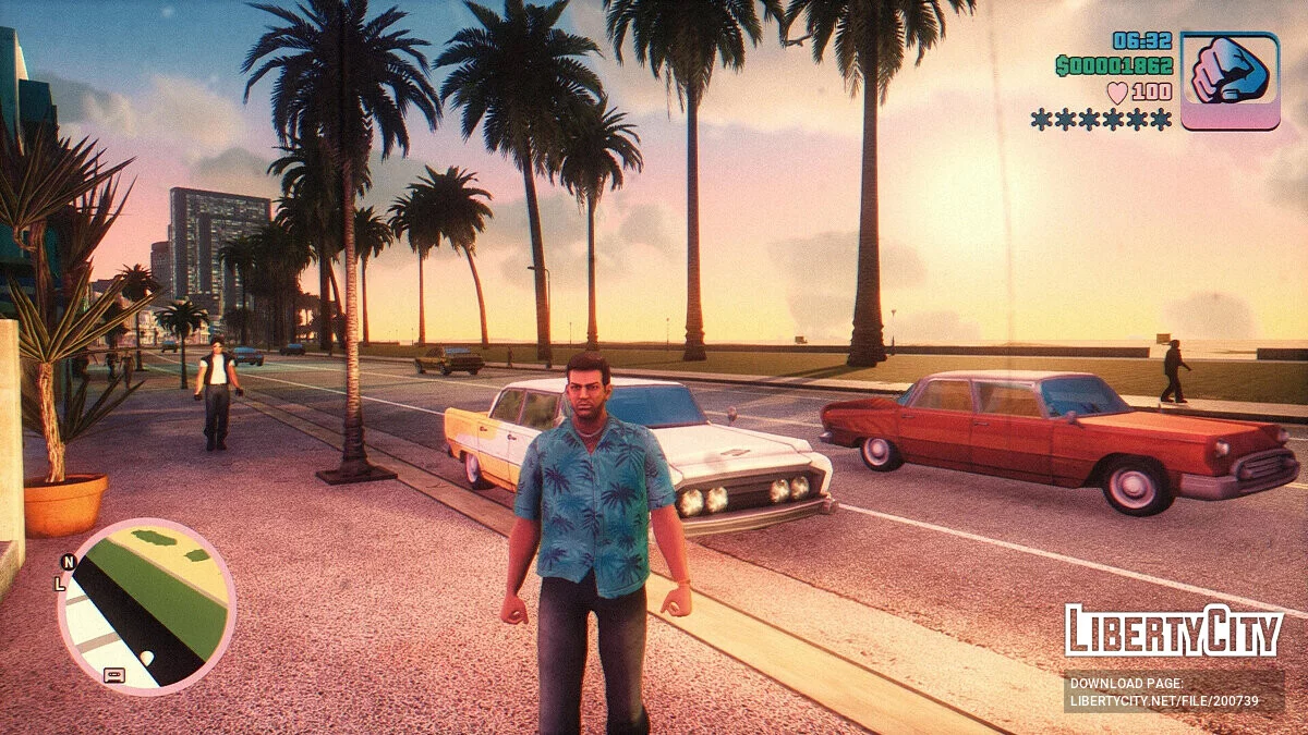 Efek Visual Gaya 80-an / GTA Vice City: The Definitive Edition
