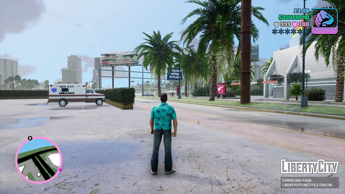 Realistic visuals / GTA Vice City: The Definitive Edition