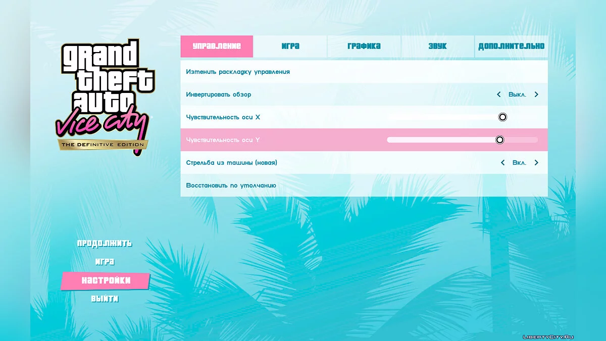 Police de caractères originale avec prise en charge du cyrillique / GTA Vice City : L'Édition définitive