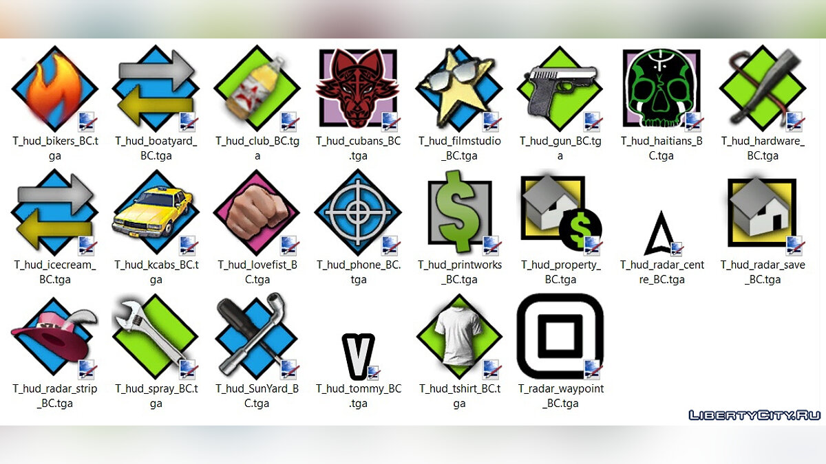 Download Icons from Saints Row The Third Remastered for GTA Vice