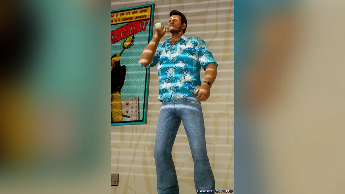 Kemeja dari Artwork / GTA Vice City: The Definitive Edition