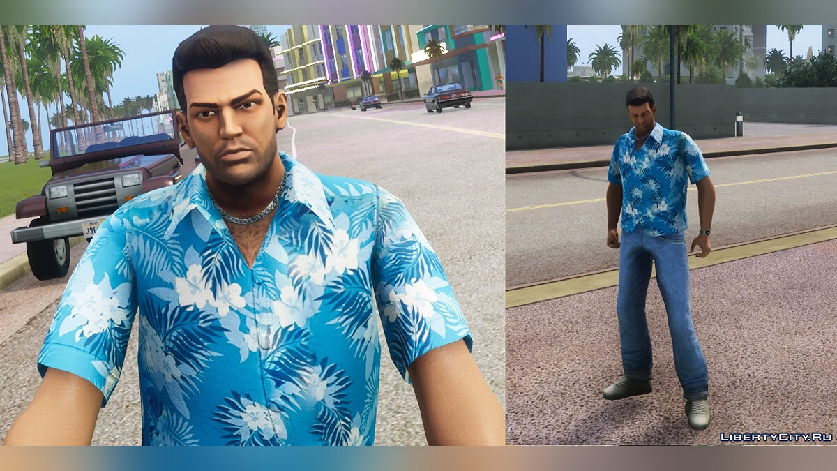 Download Artwork shirt for GTA Vice City: The Definitive Edition