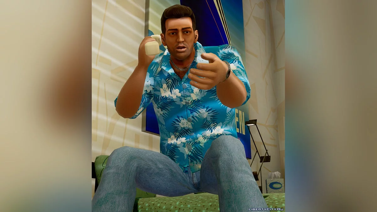 Kemeja dari Artwork / GTA Vice City: The Definitive Edition