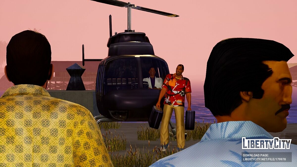 Скачать Золотистая рубашка и голубые джинсы для GTA Vice City: The  Definitive Edition