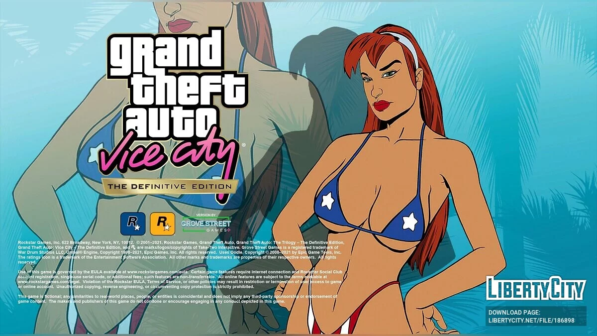Заставка con Candy Suxx / GTA Vice City: La Edición Definitiva