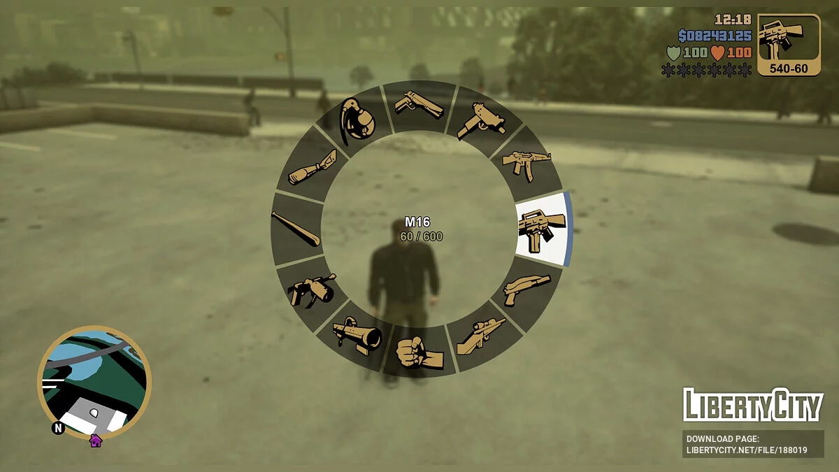 Iconos de armas restaurados para GTA 3 y Vice City / GTA Vice City: La Edición Definitiva