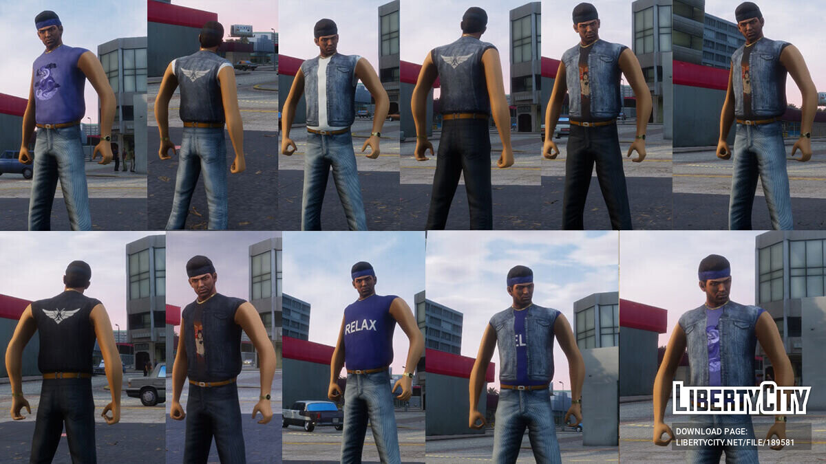 Download New clothes in the style of the 80s for GTA Vice City: The ...