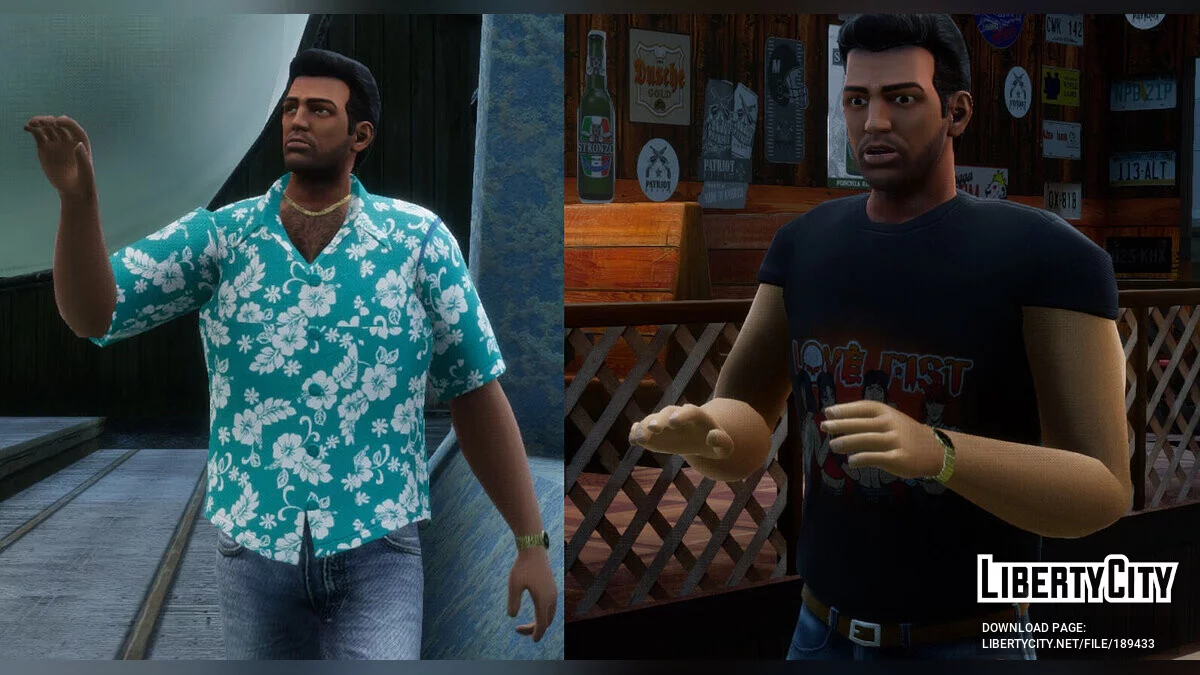 Pakaian atmosfer baru untuk Tommy / GTA Vice City: The Definitive Edition