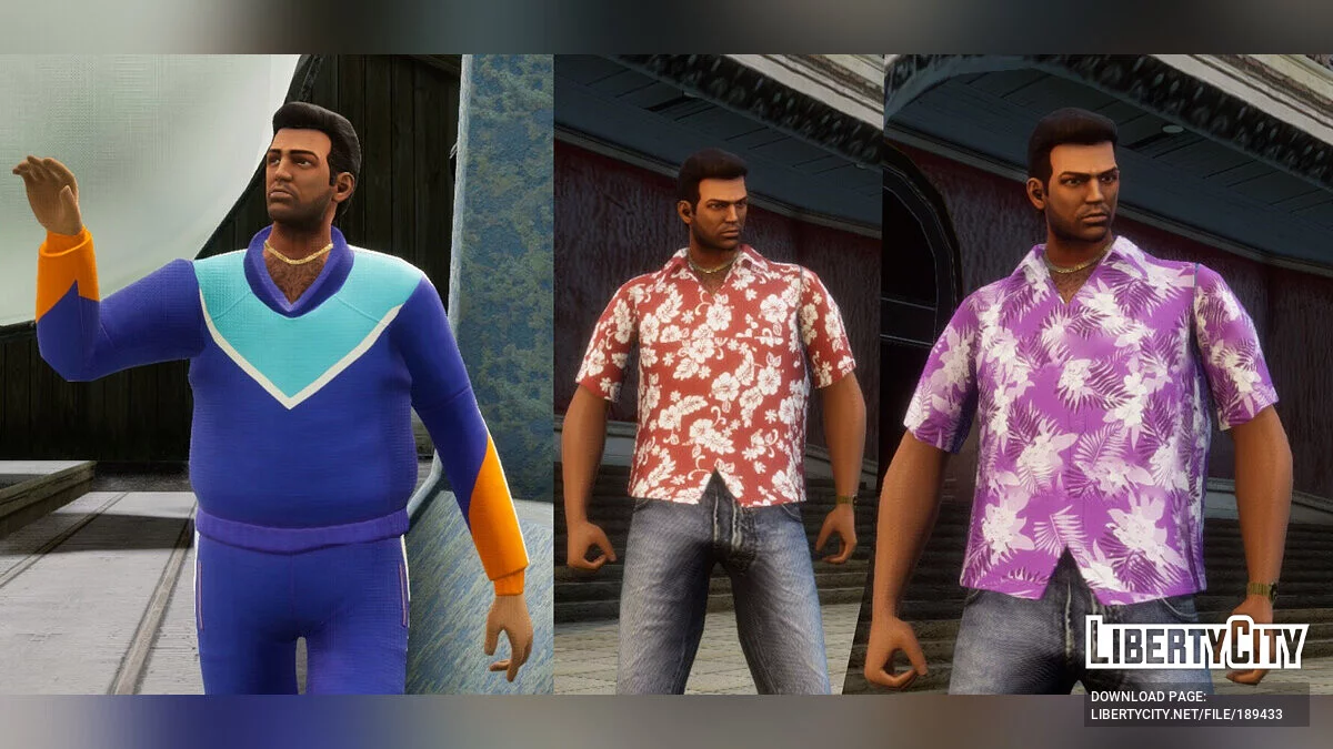 Pakaian atmosfer baru untuk Tommy / GTA Vice City: The Definitive Edition