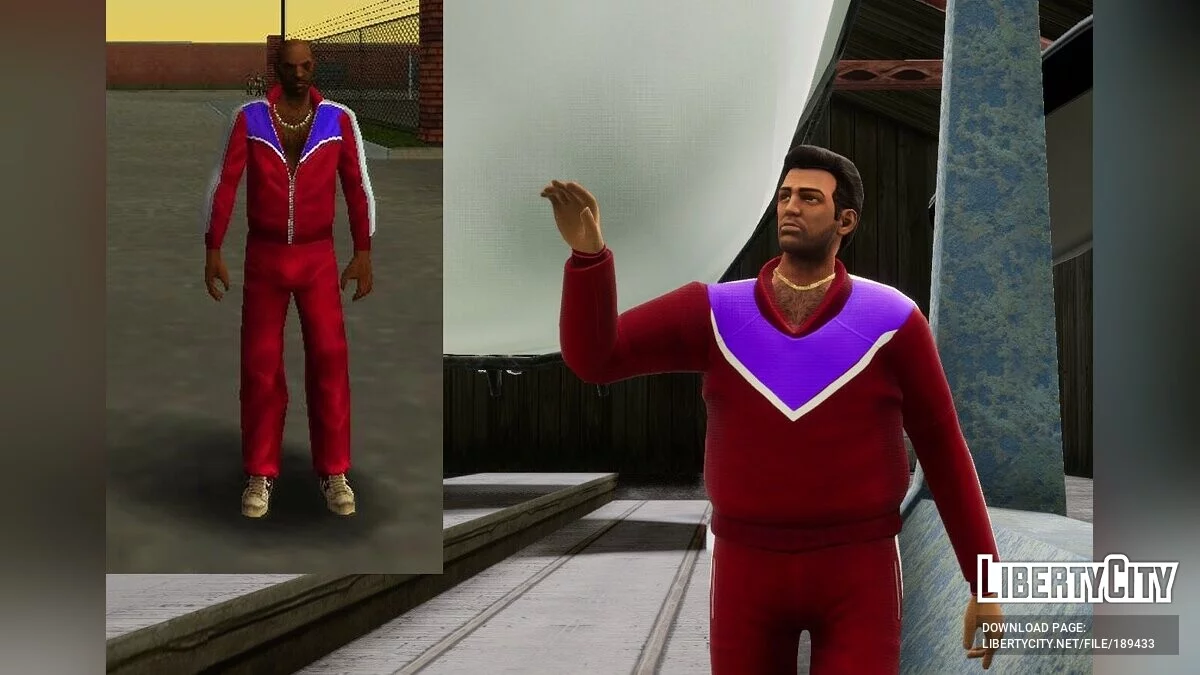 Pakaian atmosfer baru untuk Tommy / GTA Vice City: The Definitive Edition