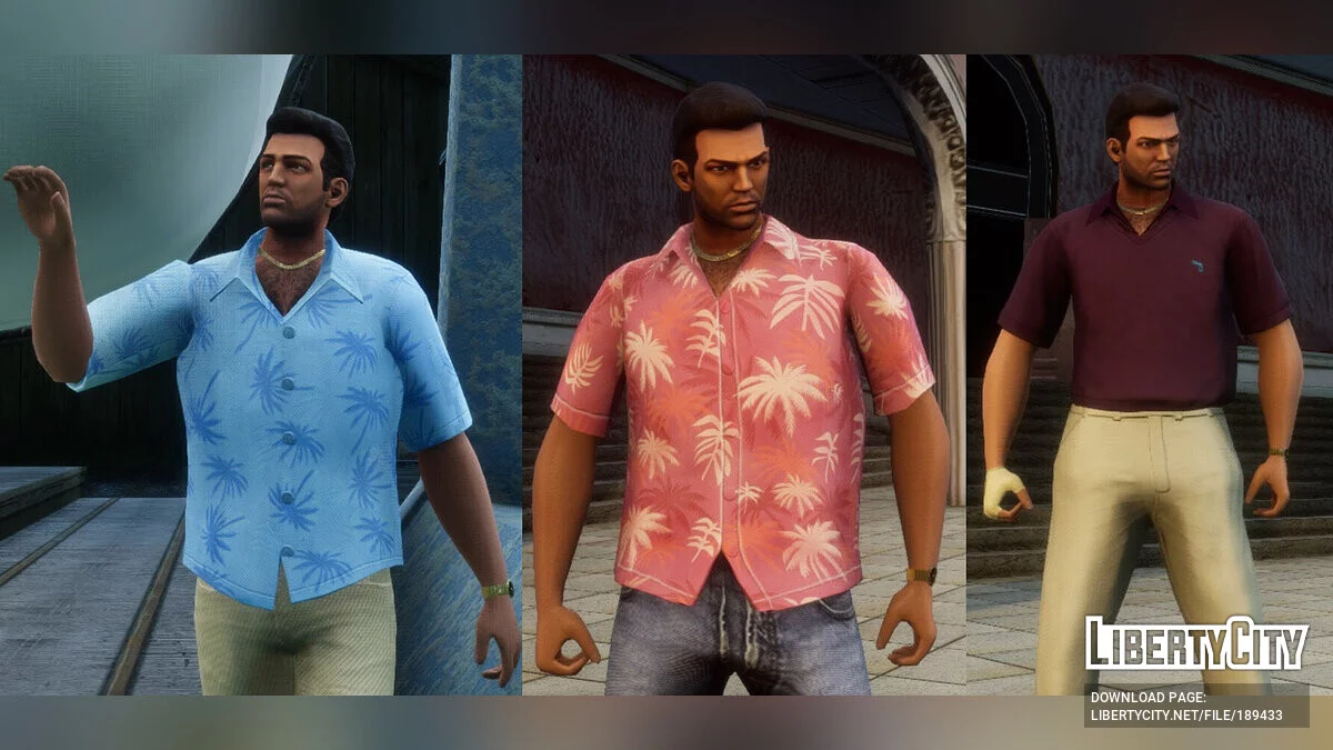 Pakaian atmosfer baru untuk Tommy / GTA Vice City: The Definitive Edition