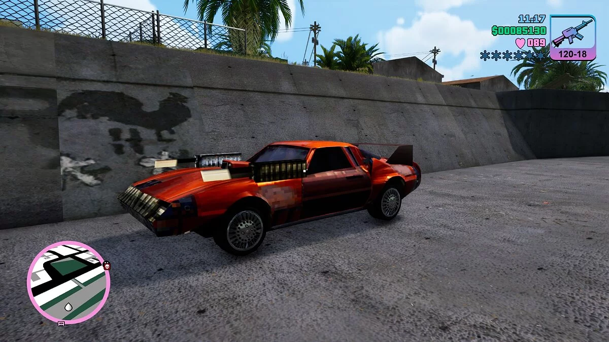 Cars from Twisted Metal / GTA Vice City: The Definitive Edition