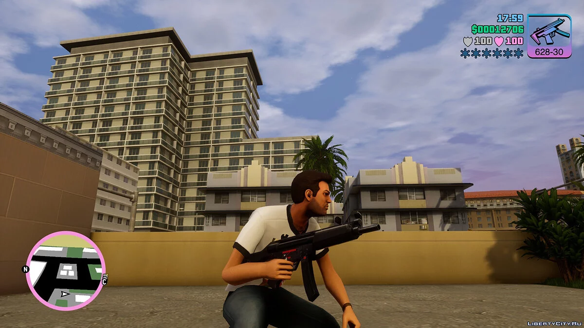 MP5 з Postal 2 / GTA Vice City: The Definitive Edition