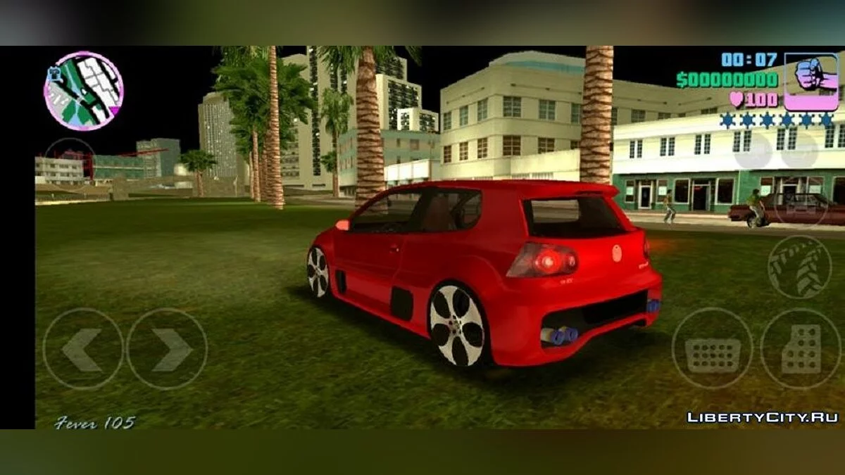 Volkswagen Golf GTI W12-650 / GTA Vice City (iOS, Android)