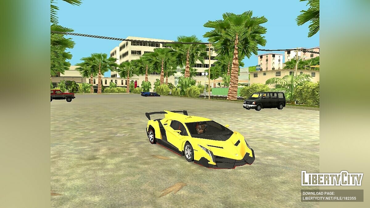 Download Lamborghini Veneno for GTA Vice City (iOS, Android)