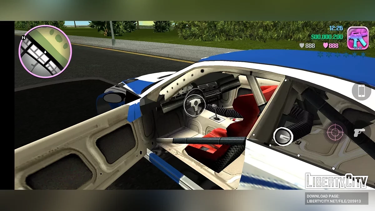 BMW M3 GTR From NFS Most Wanted / GTA Vice City (iOS, Android)