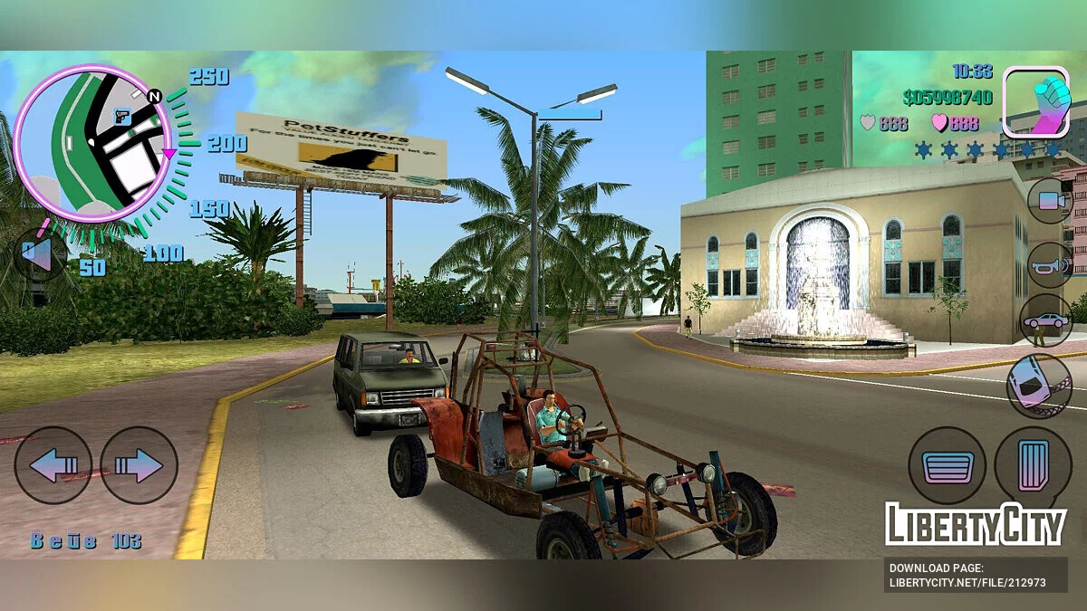 Buggy do Half Life 2 / GTA Vice City (iOS, Android)