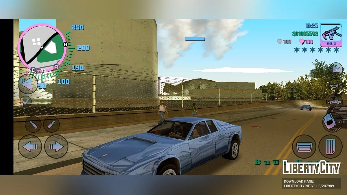 Отражения на автомобилях / GTA Vice City (iOS, Android)