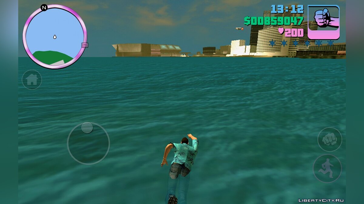 Download Swimming and parkour (android) for GTA Vice City (iOS, Android)