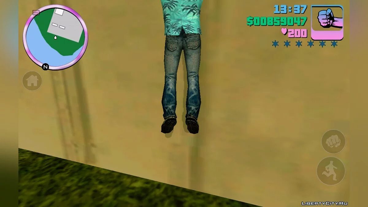 Swimming and Parkour (Android) / GTA Vice City (iOS, Android)