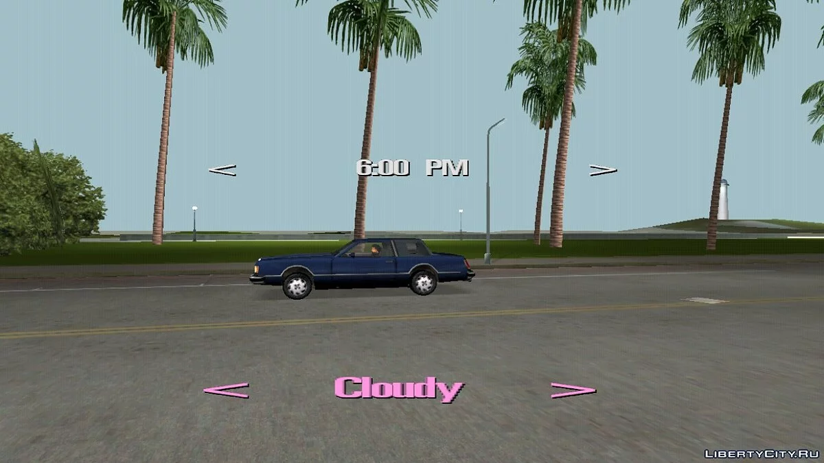 Weather and Time Selection / GTA Vice City (iOS, Android)