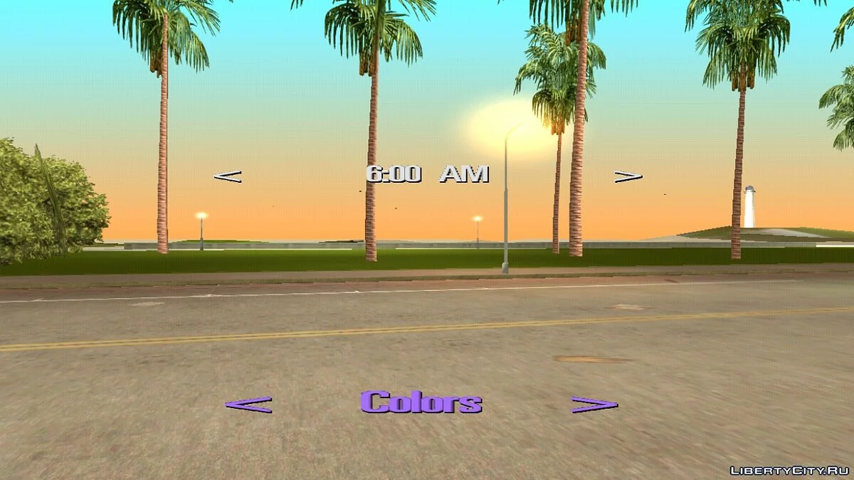 Weather and Time Selection / GTA Vice City (iOS, Android)