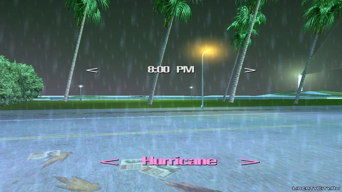 Weather and Time Selection / GTA Vice City (iOS, Android)