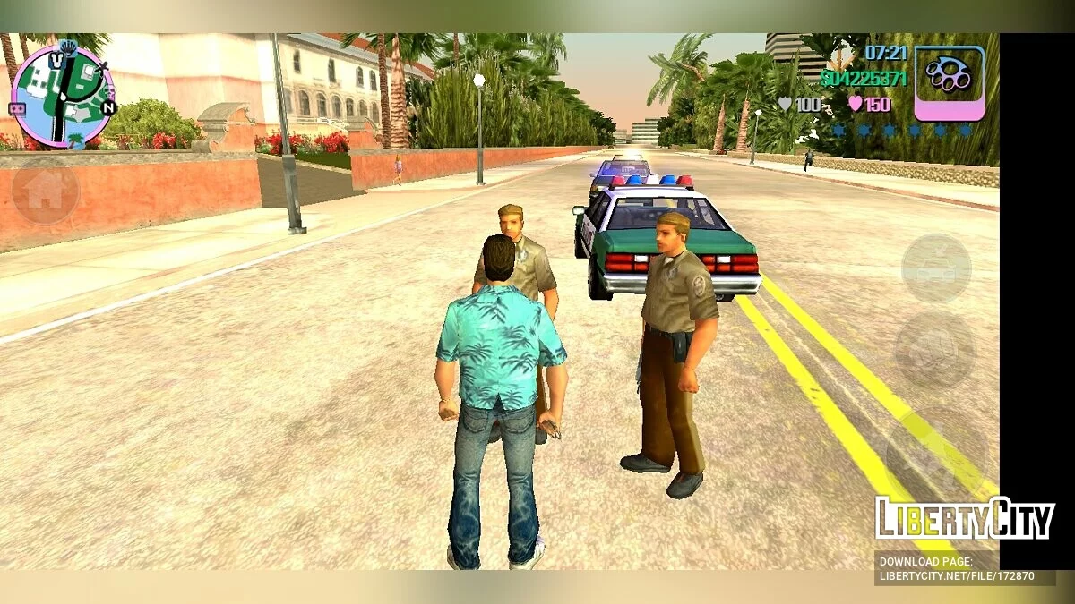 Можливість зателефонувати в поліцію / GTA Vice City (iOS, Android)