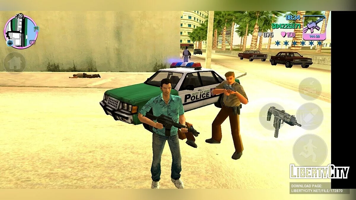 Можливість зателефонувати в поліцію / GTA Vice City (iOS, Android)