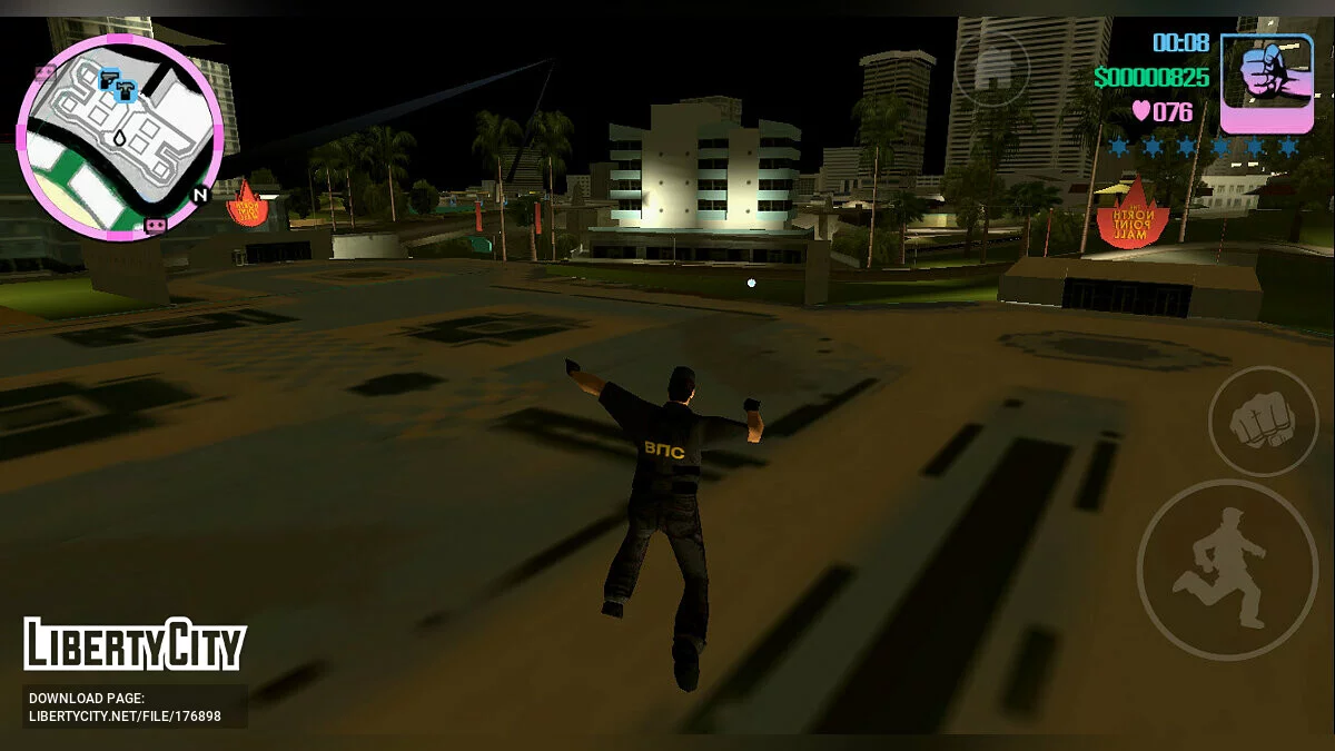 NoClip Mod / GTA Vice City (iOS, Android)