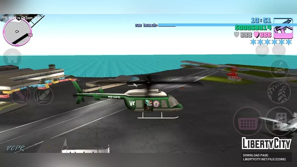 NPC Chopper Mod (Мобільна версія) / GTA Vice City (iOS, Android)