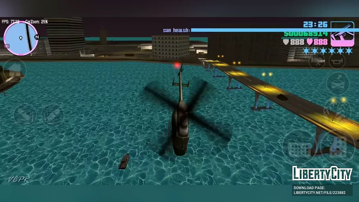 NPC Chopper Mod (Мобільна версія) / GTA Vice City (iOS, Android)