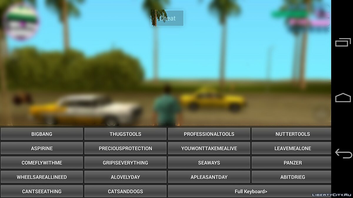 Codes for GTA Vice City APK + Mod for Android.