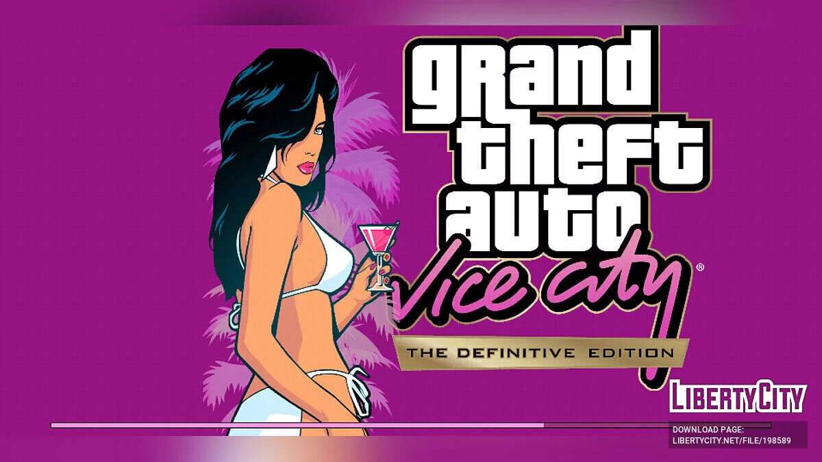 GTA Vice City: The Definitive Edition - Нові текстури для меню гри / GTA Vice City (iOS, Android)