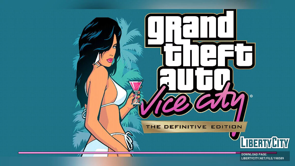 GTA Vice City: The Definitive Edition - Нові текстури для меню гри / GTA Vice City (iOS, Android)