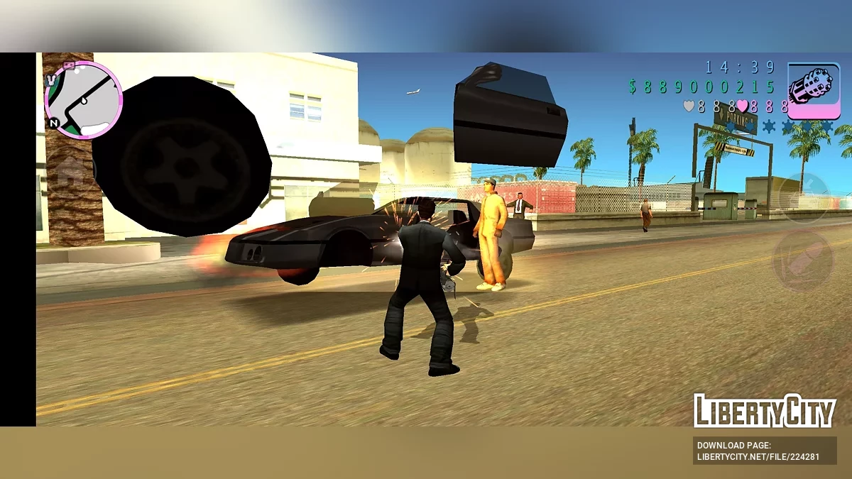 Клод у костюмі / GTA Vice City (iOS, Android)
