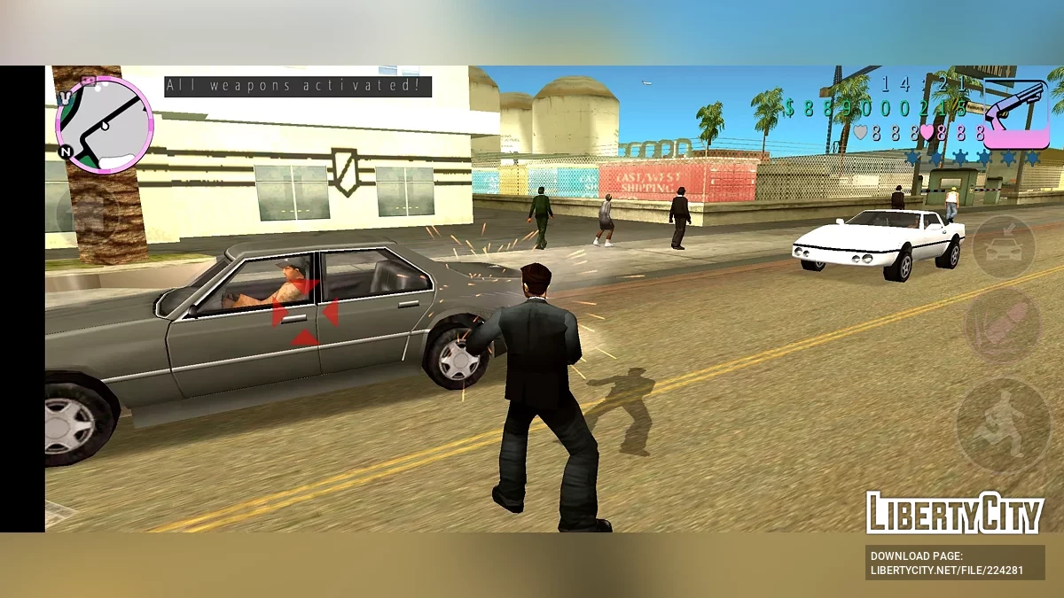 Клод у костюмі / GTA Vice City (iOS, Android)