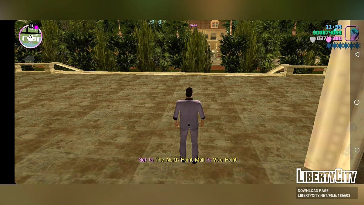 Адаптований інтерфейс для широкоекранних моніторів / GTA Vice City (iOS, Android)