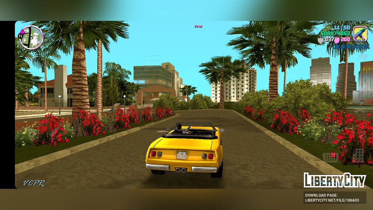 Адаптований інтерфейс для широкоекранних моніторів / GTA Vice City (iOS, Android)