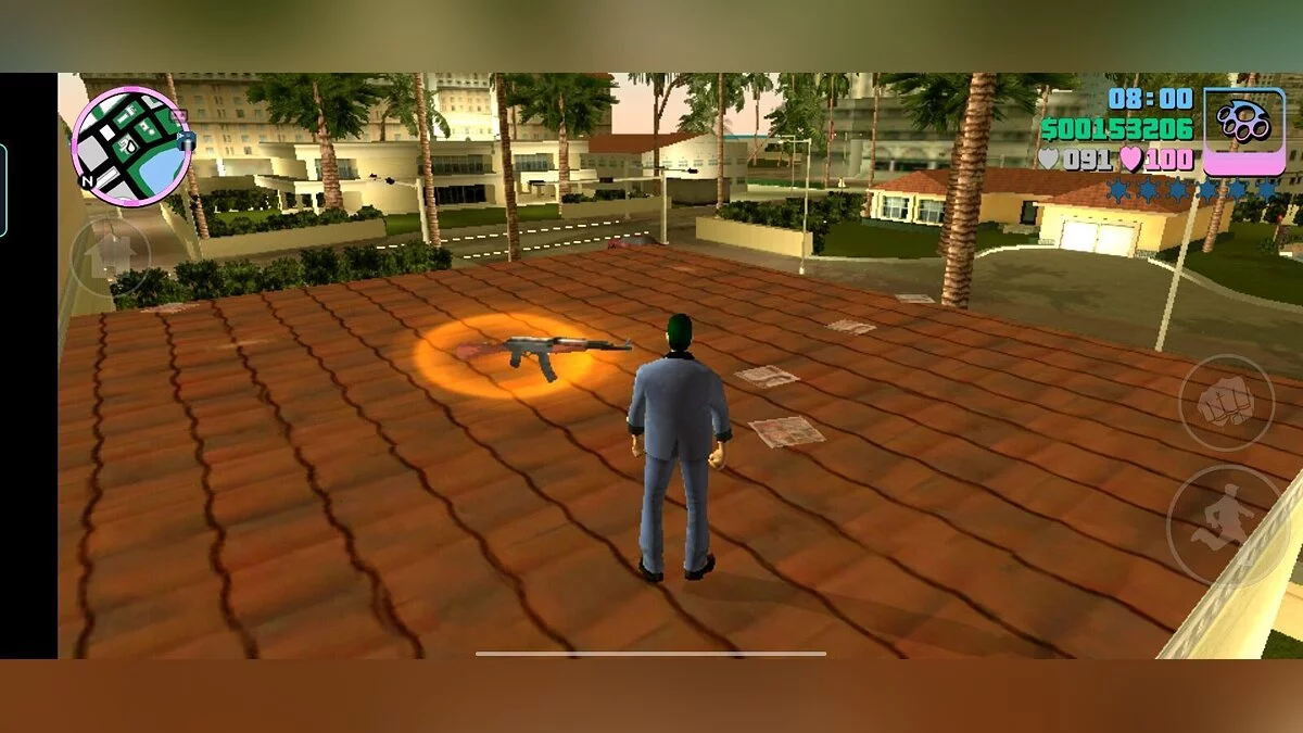 AK-47 replaces Kruger Mod / GTA Vice City (iOS, Android)