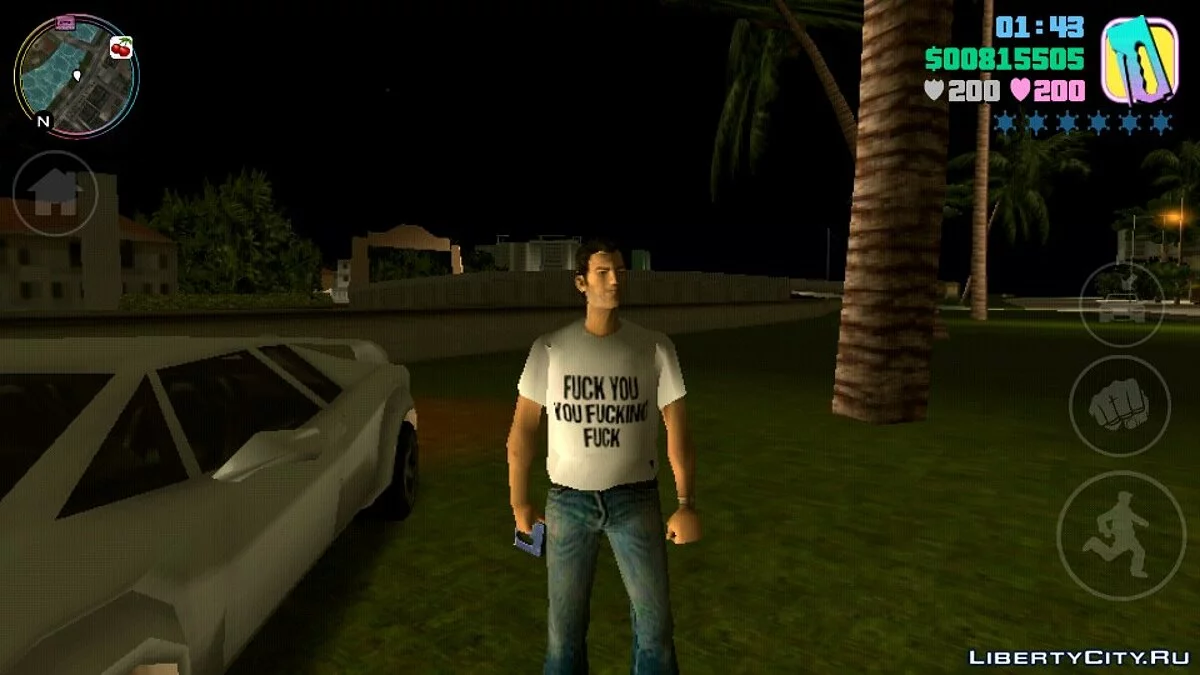Nueva camiseta para Tommy / GTA Vice City (iOS, Android)