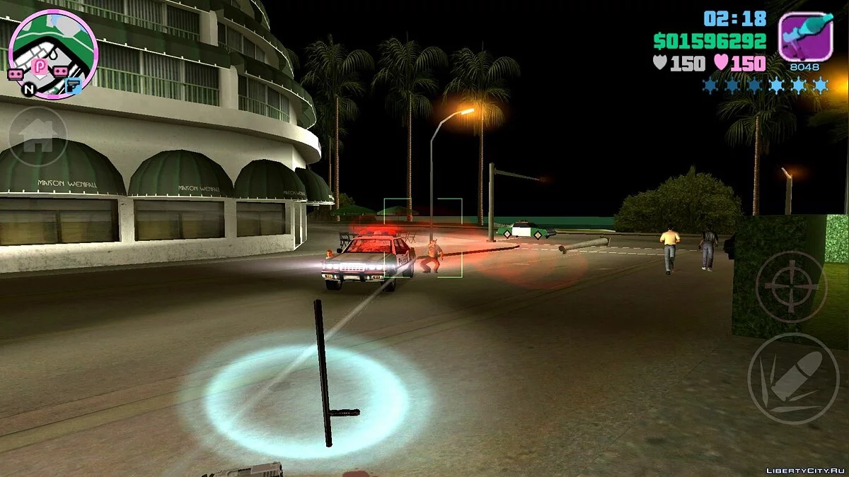 HUD from PC Version / GTA Vice City (iOS, Android)