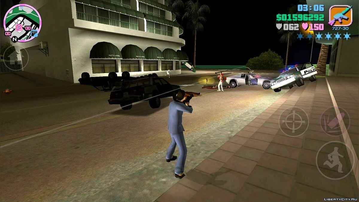 HUD from PC Version / GTA Vice City (iOS, Android)