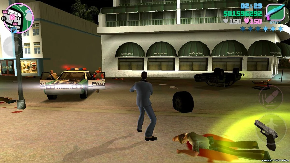 HUD from PC Version / GTA Vice City (iOS, Android)