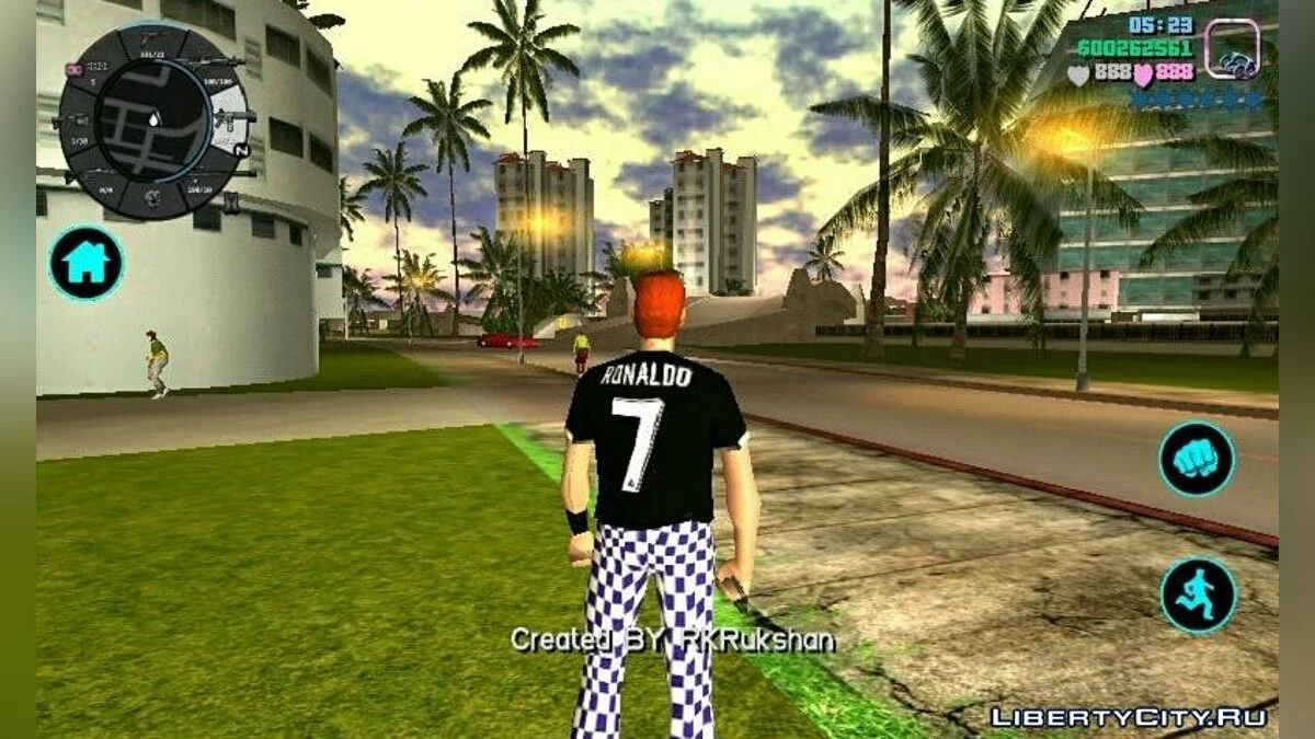 Camiseta estilo Ronaldo / GTA Vice City (iOS, Android)
