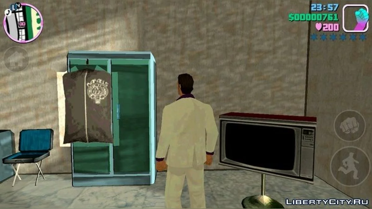 بدلة لانس فنس لتومي / GTA Vice City (iOS, Android)