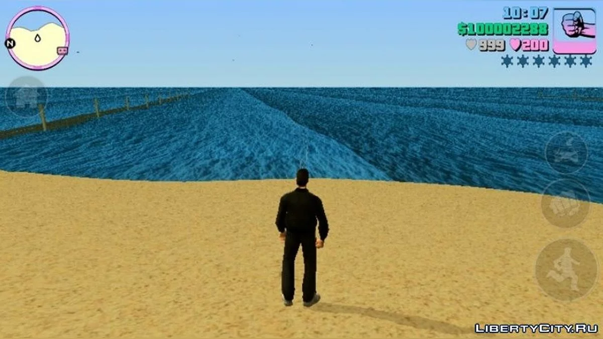 قوام جديدة للعشب والرمل والماء / GTA Vice City (iOS, Android)
